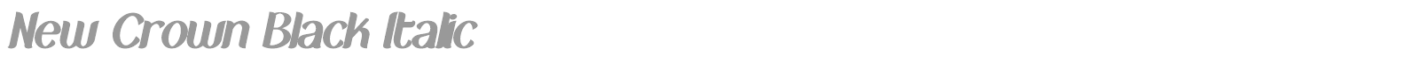 New Crown font preview